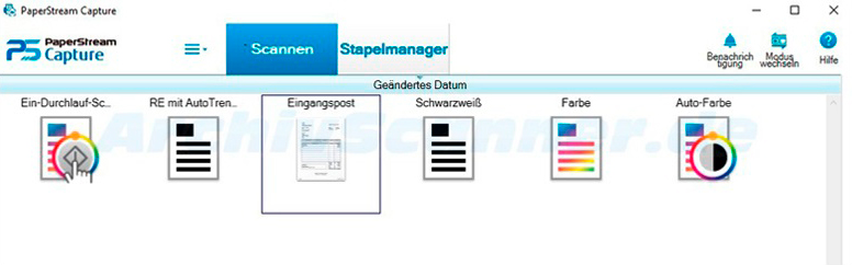 PaperStream Capture Workflow
