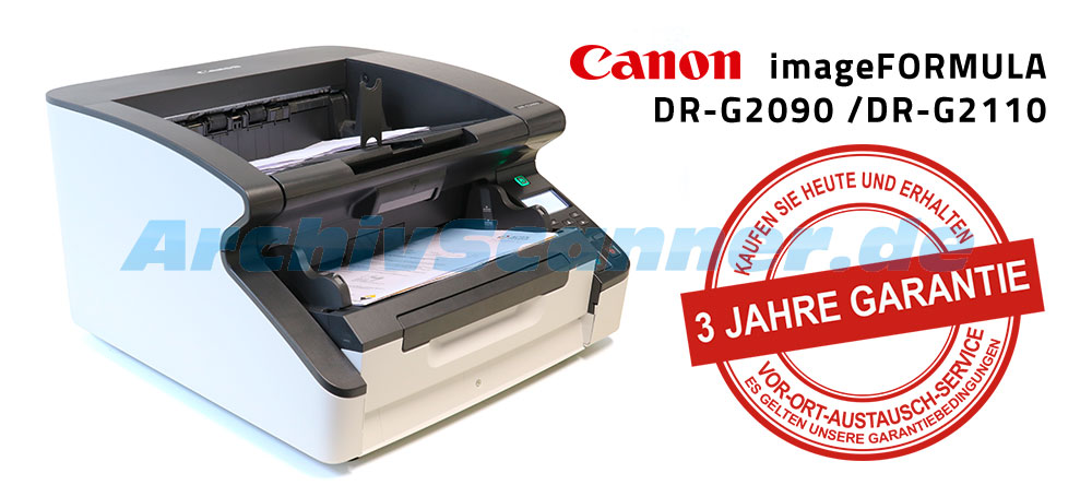 Canon DR-G2090 / DR-G2110 mit 3 Jahren Garantie