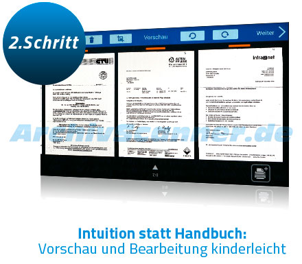 Plustek eScan A350 SharePoint: Intuition statt Handbuch