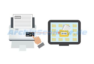 Plustek SmartOffice PN30U One-Touch-Bedienung