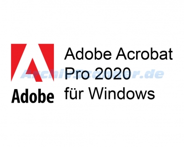 Adobe Acrobat Pro 2020 Lizenz für Windows