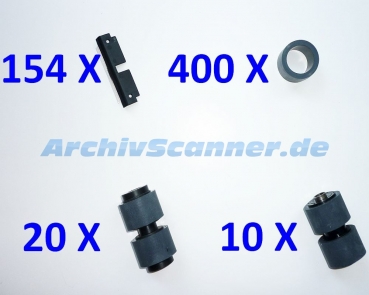 großes Rollenset für alle Kodak Ngenuity Scanner mit Vortrennpad