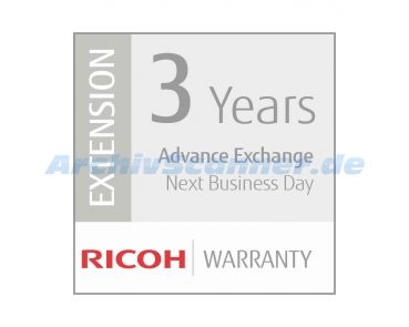 Ricoh 3 Jahre Garantieverlängerung mit Austauschservice